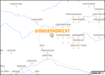 map of Dinh Ðiền Hoàn Cát