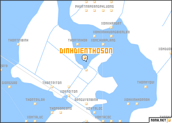 map of Dinh Ðiền Thồ Sơn