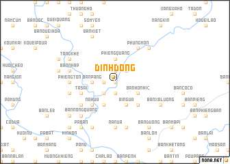 map of Ðinh Ðông