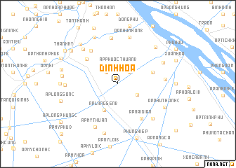 map of Ðịnh Hòa