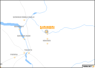 map of Dinimani