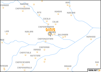 map of Dinis