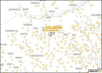 map of Dinjārai