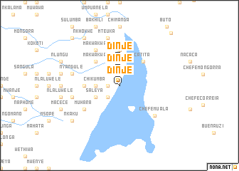 map of Dinje