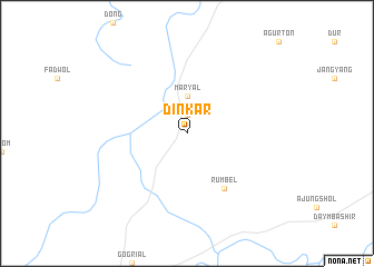 map of Din Kar