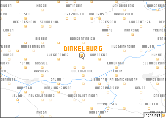 map of Dinkelburg