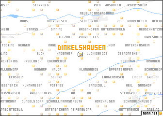 map of Dinkelshausen