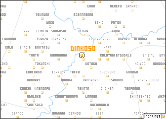 map of Dinkoso