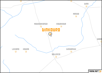 map of Dinkouro