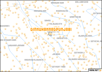 map of Dīn Muhammad Punjābi