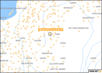 map of Dīn Muhammad