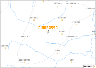 map of Dinnbasso