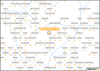 map of Dinogobie