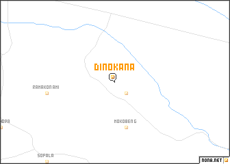 map of Dinokana