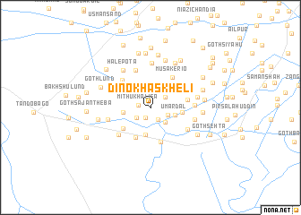 map of Dino Khāskheli