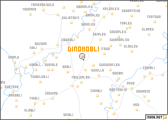 map of Dinomobli