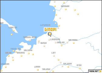 map of Dinopi
