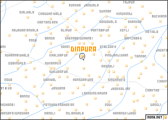 map of Dīnpura