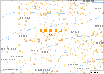 map of Dinpurwāla