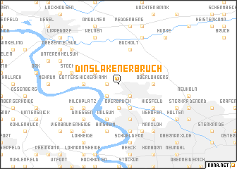 map of Dinslakenerbruch