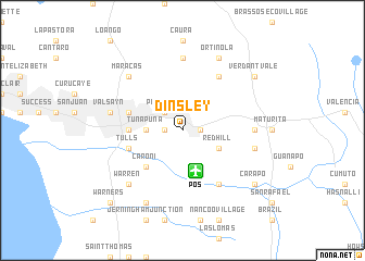 map of Dinsley
