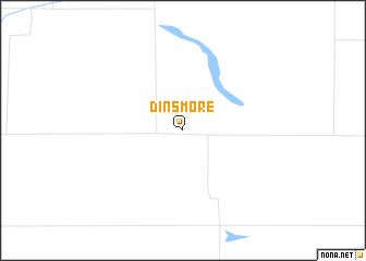 map of Dinsmore