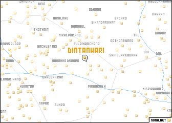 map of Dīn Tanwāri