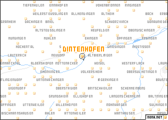 map of Dintenhofen