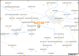 map of Dinton