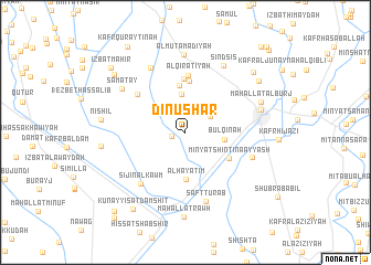 map of Dinūshar