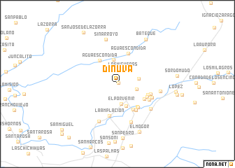 map of Dinuva