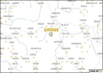 map of Dinwide