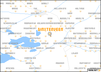 map of Dinxterveen