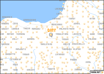 map of Diny