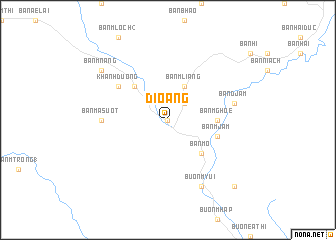 map of Ði Oang