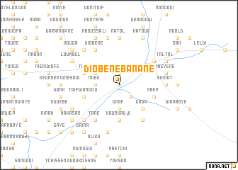 map of Diobène Banane