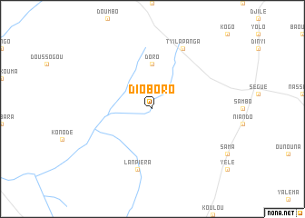 map of Dioboro
