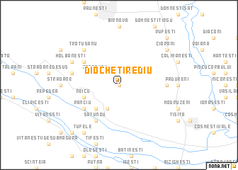 map of Diocheţi-Rediu