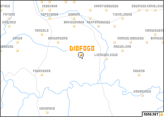 map of Diofogo