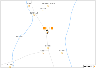 map of Diofo