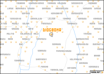 map of Diogboma