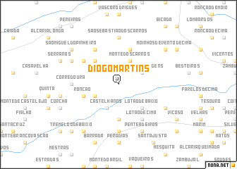 map of Diogo Martins