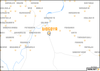 map of Diogoya