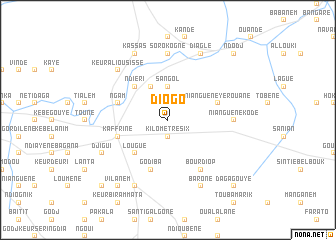 map of Diogo