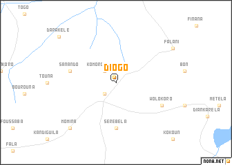 map of Diogo