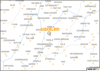 map of Diokalani