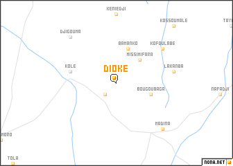 map of Dioké