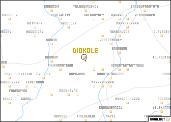 map of Diokolé