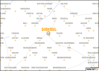 map of Diokoul