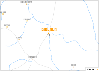 map of Diolala